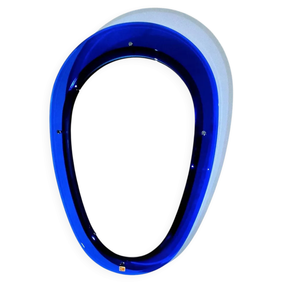 Miroir en forme de goutte Sena Cristal, Italie 1975