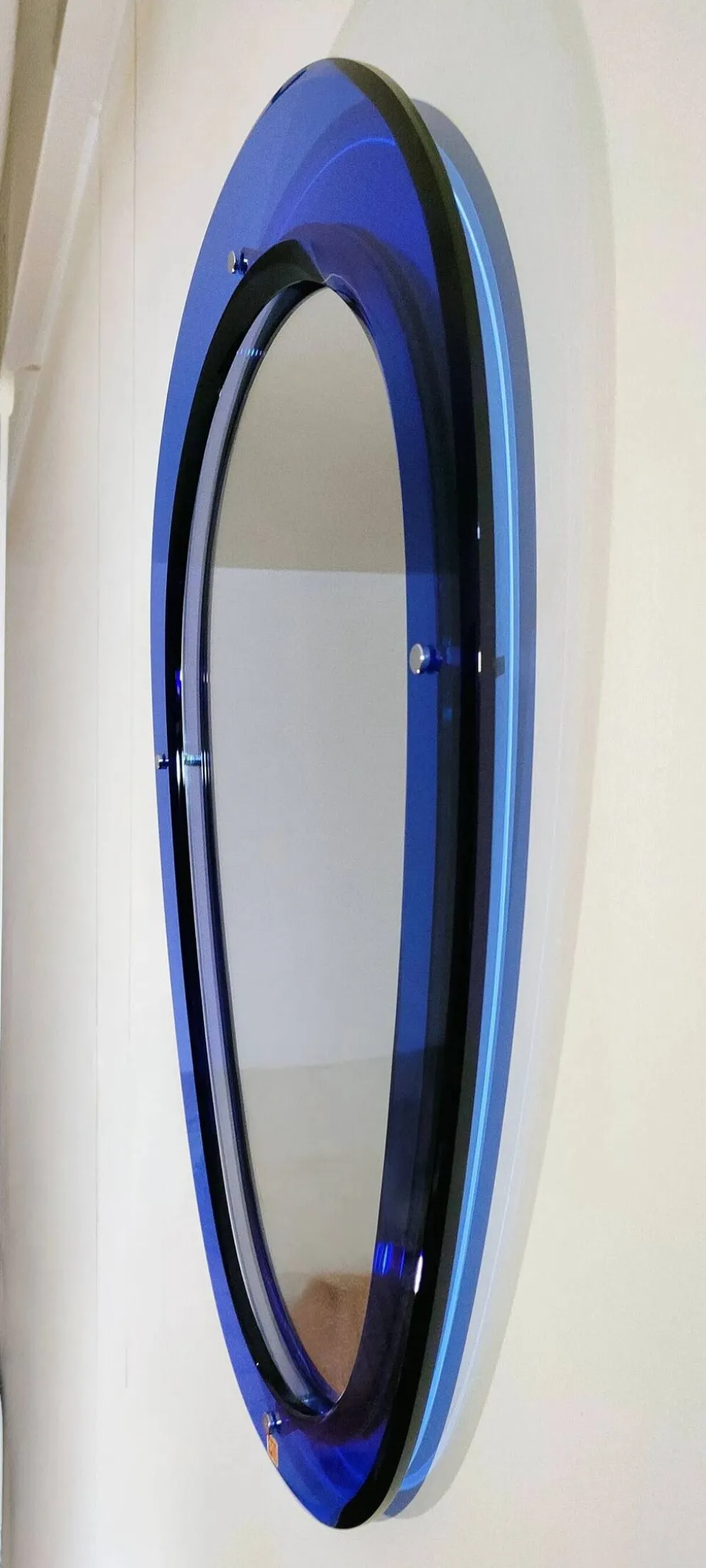 Miroir en forme de goutte Sena Cristal, Italie 1975