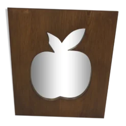 Miroir en forme de pomme 36x42cm