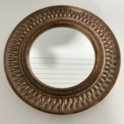Miroir en grès bouchardé