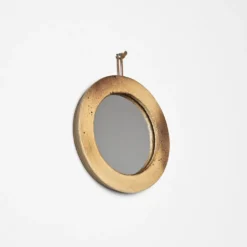 Miroir en grès émaillé, France, vers 1970