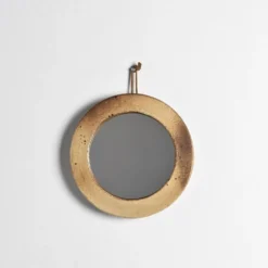 Miroir en grès émaillé, France, vers 1970