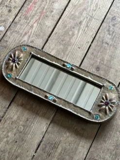 Miroir en laiton année 50