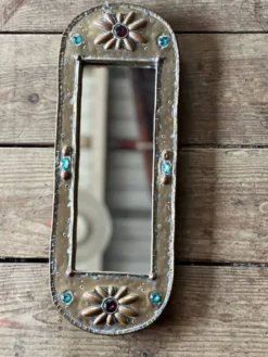 Miroir en laiton année 50