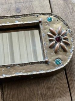 Miroir en laiton année 50