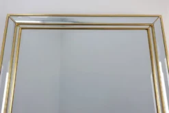 Miroir en métal Hollywood Regency par Deknudt, Belgique, 20e siècle