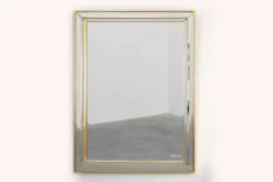 Miroir en métal Hollywood Regency par Deknudt, Belgique, 20e siècle