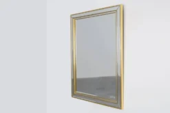 Miroir en métal Hollywood Regency par Deknudt, Belgique, 20e siècle
