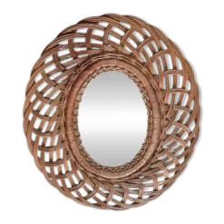 Miroir en osier