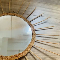 Miroir en osier