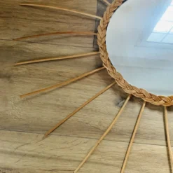 Miroir en osier