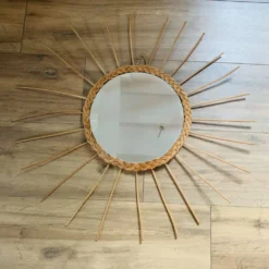 Miroir en osier