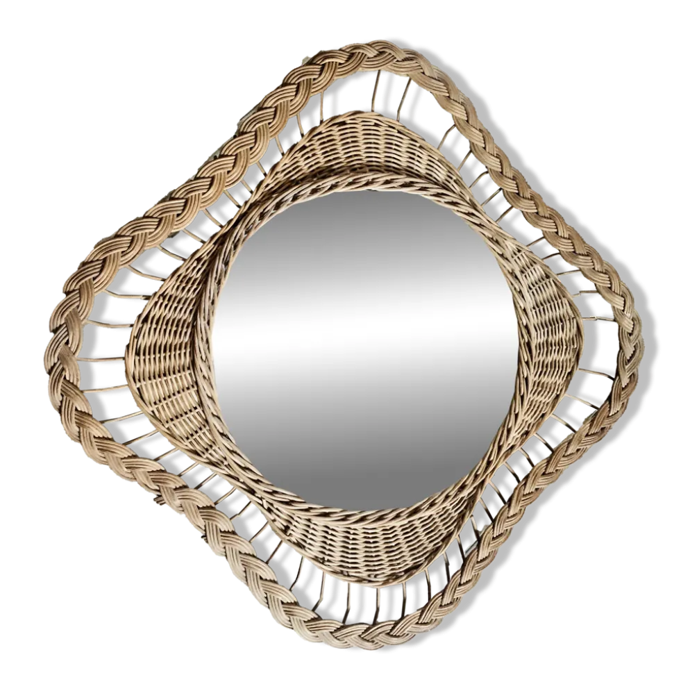Miroir en osier