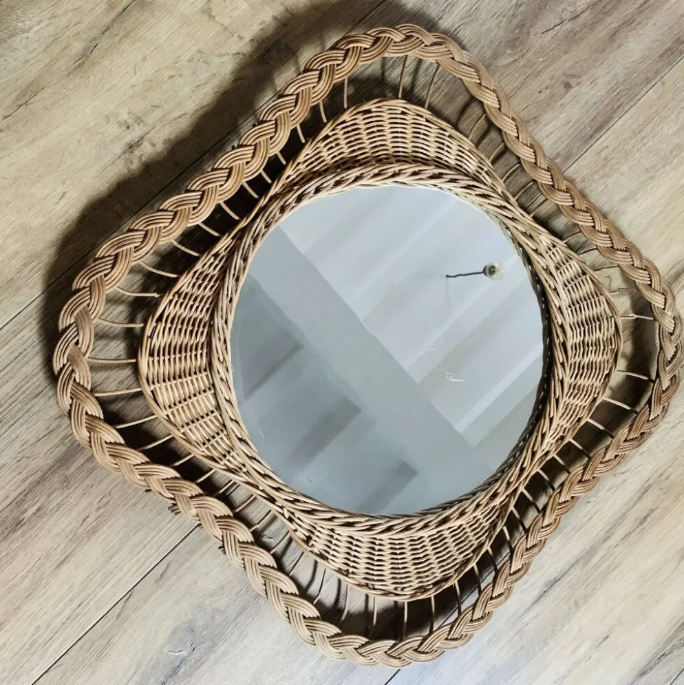 Miroir en osier