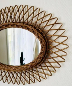 Miroir en osier