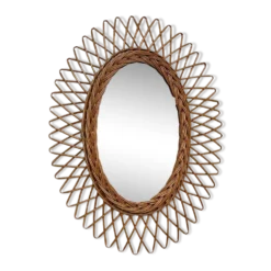 Miroir en osier