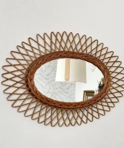 Miroir en osier