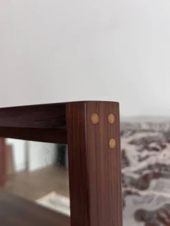 Miroir en palissandre de Kai Kristiansen pour Aksel Kjersgaard