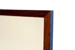 Miroir en palissandre, Glas & Trä, Suède, 1960, 128x69cm