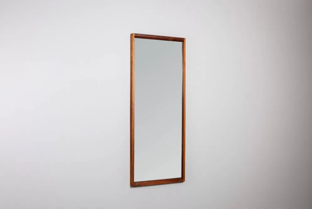 Miroir en palissandre n° 145 par Kai Kristiansen pour Aksel Kjersgaard