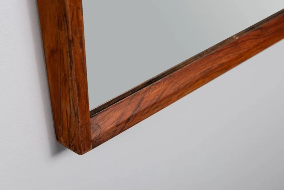 Miroir en palissandre n° 145 par Kai Kristiansen pour Aksel Kjersgaard
