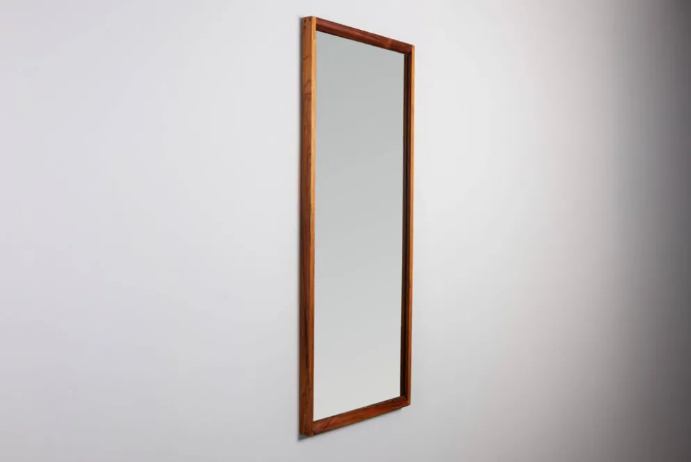 Miroir en palissandre n° 145 par Kai Kristiansen pour Aksel Kjersgaard