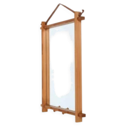 Miroir en pin, Danemark années 50-70