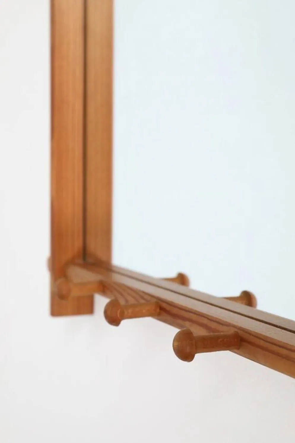 Miroir en pin, Danemark années 50-70