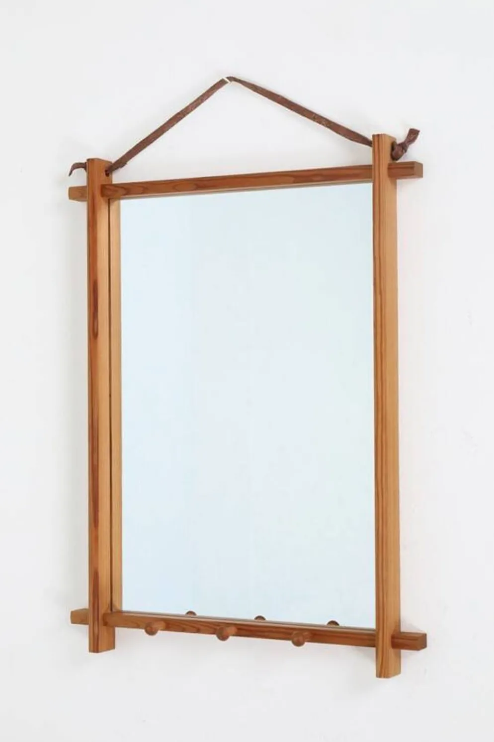 Miroir en pin, Danemark années 50-70