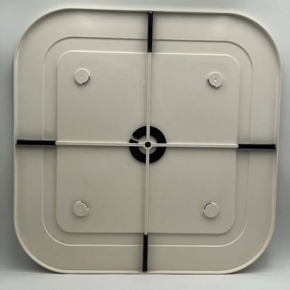 Miroir en plastique beige par Kartell, design Anna Castelli, Italie, années 1960