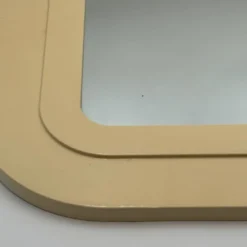 Miroir en plastique beige par Kartell, design Anna Castelli, Italie, années 1960