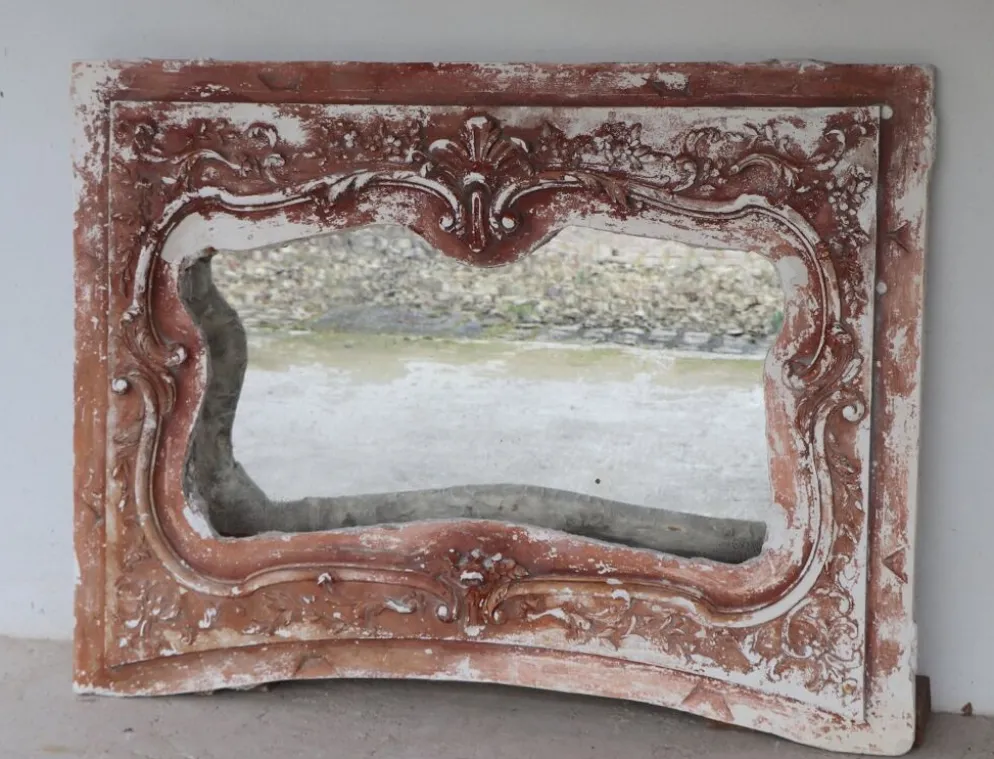 Miroir en plâtre style Régence 141x105cm