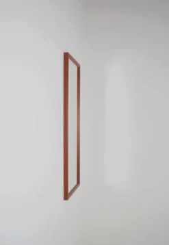 Miroir en teck danois par Kai Kristiansen pour Aksel Kjersgaard, années 1960.