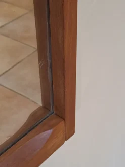 Miroir en teck par Aksel Kjersgaard, Vintage Scandinave 1960s