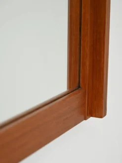 Miroir en teck scandinave des années 1960