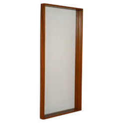 Miroir en teck suédois des années 1950-60