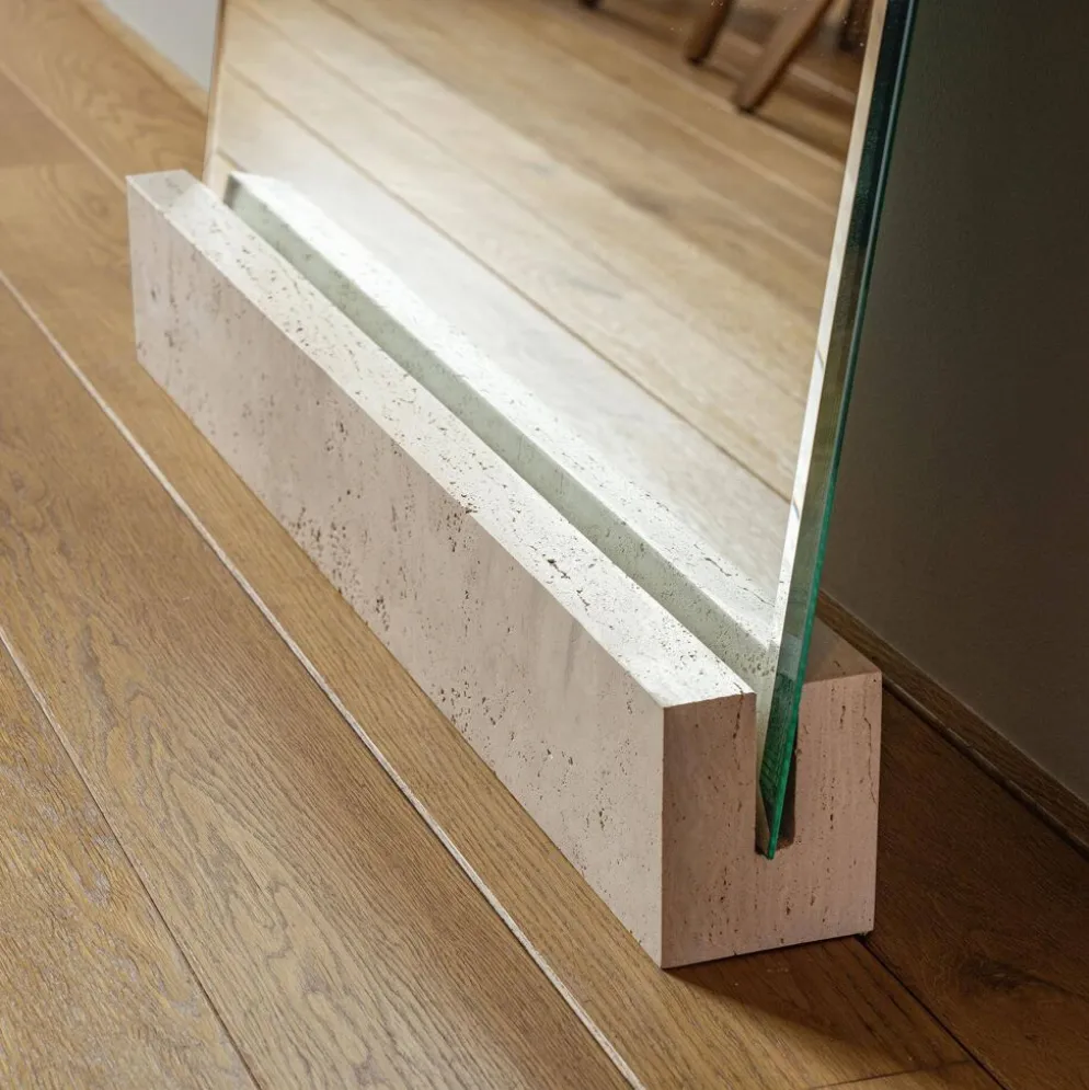 Miroir en travertin Stand