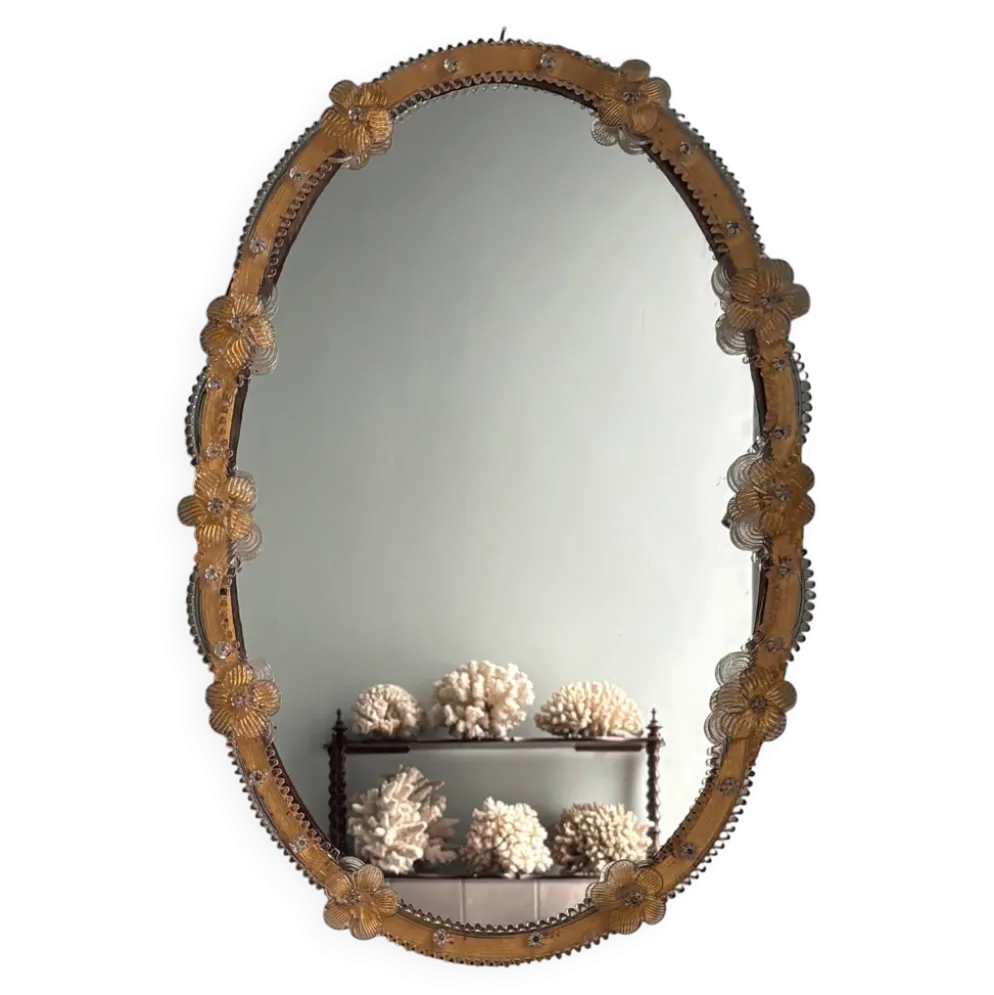 Miroir en verre de Murano