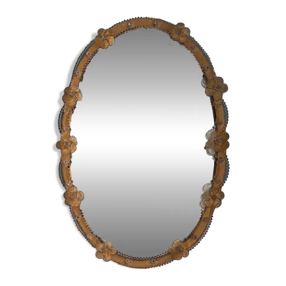 Miroir en verre de Murano