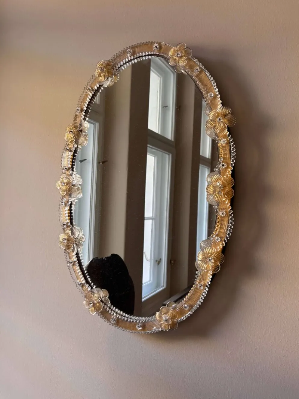 Miroir en verre de Murano