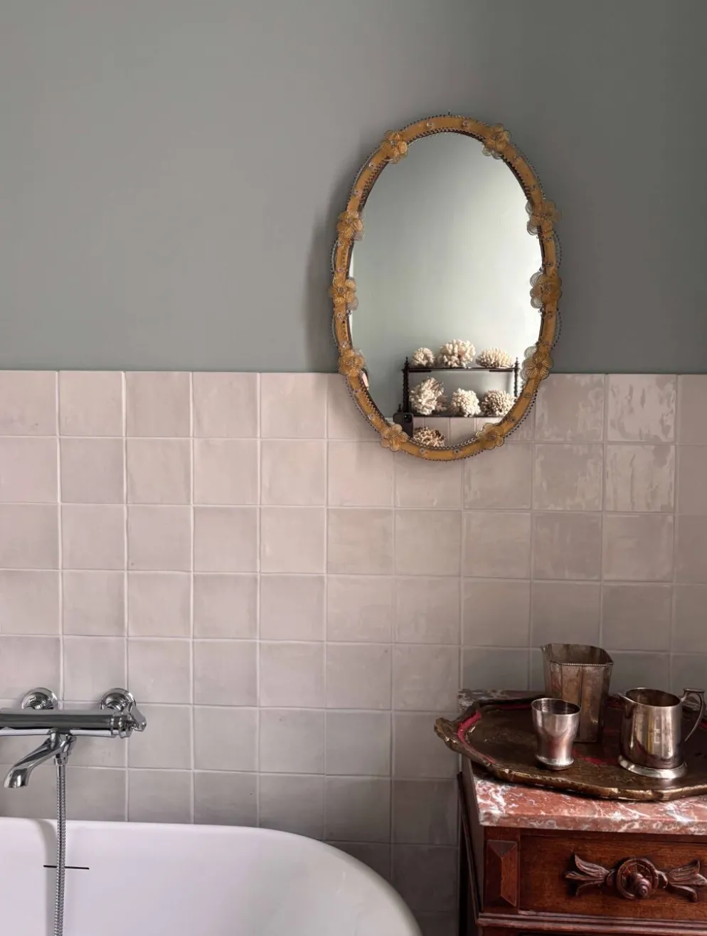 Miroir en verre de Murano