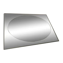 Miroir en verre italien lourd de 2 tons