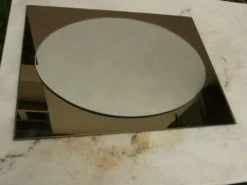 Miroir en verre italien lourd de 2 tons