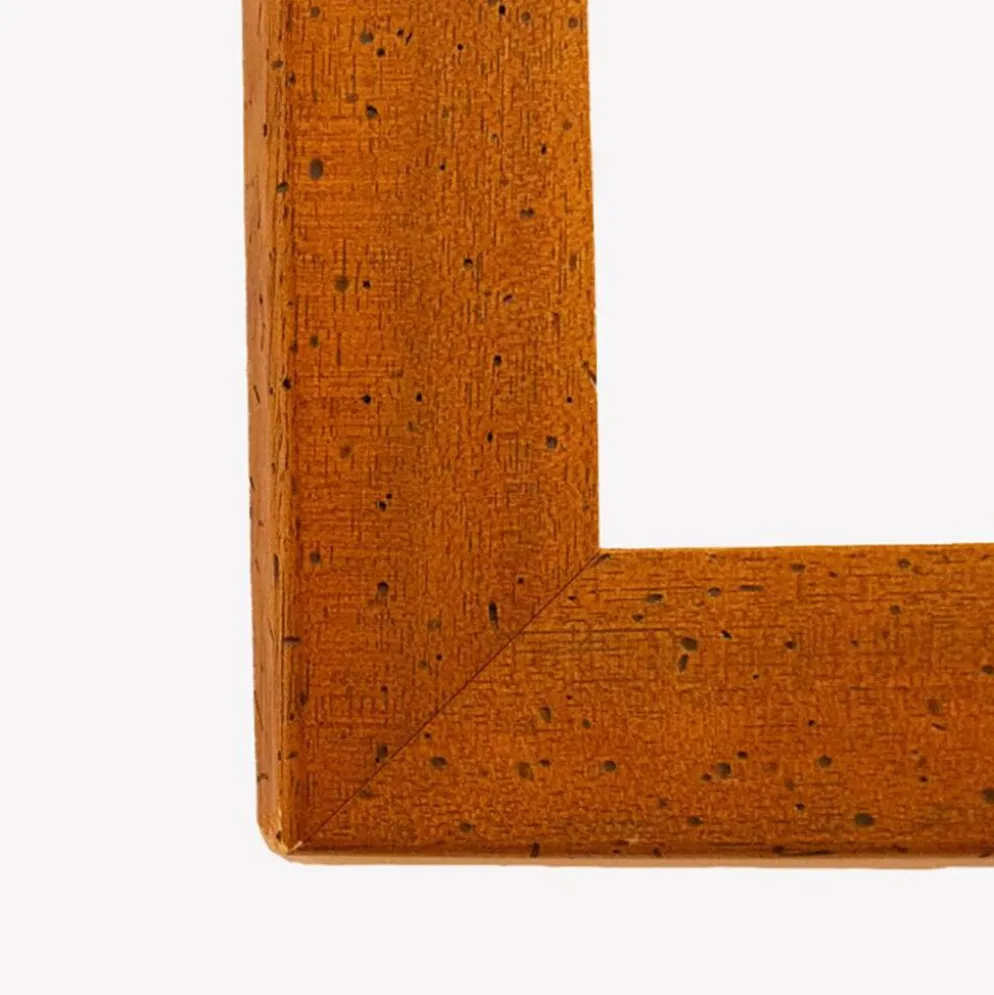 Miroir espagnol vintage avec cadre en bois