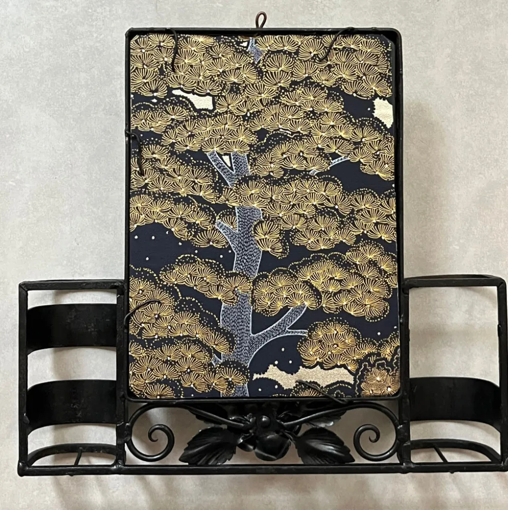 Miroir fer forgé Art Déco