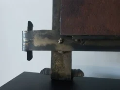 Miroir fer forgé brutaliste