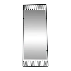 Miroir fer forgé mid-century, années 50, rectangle