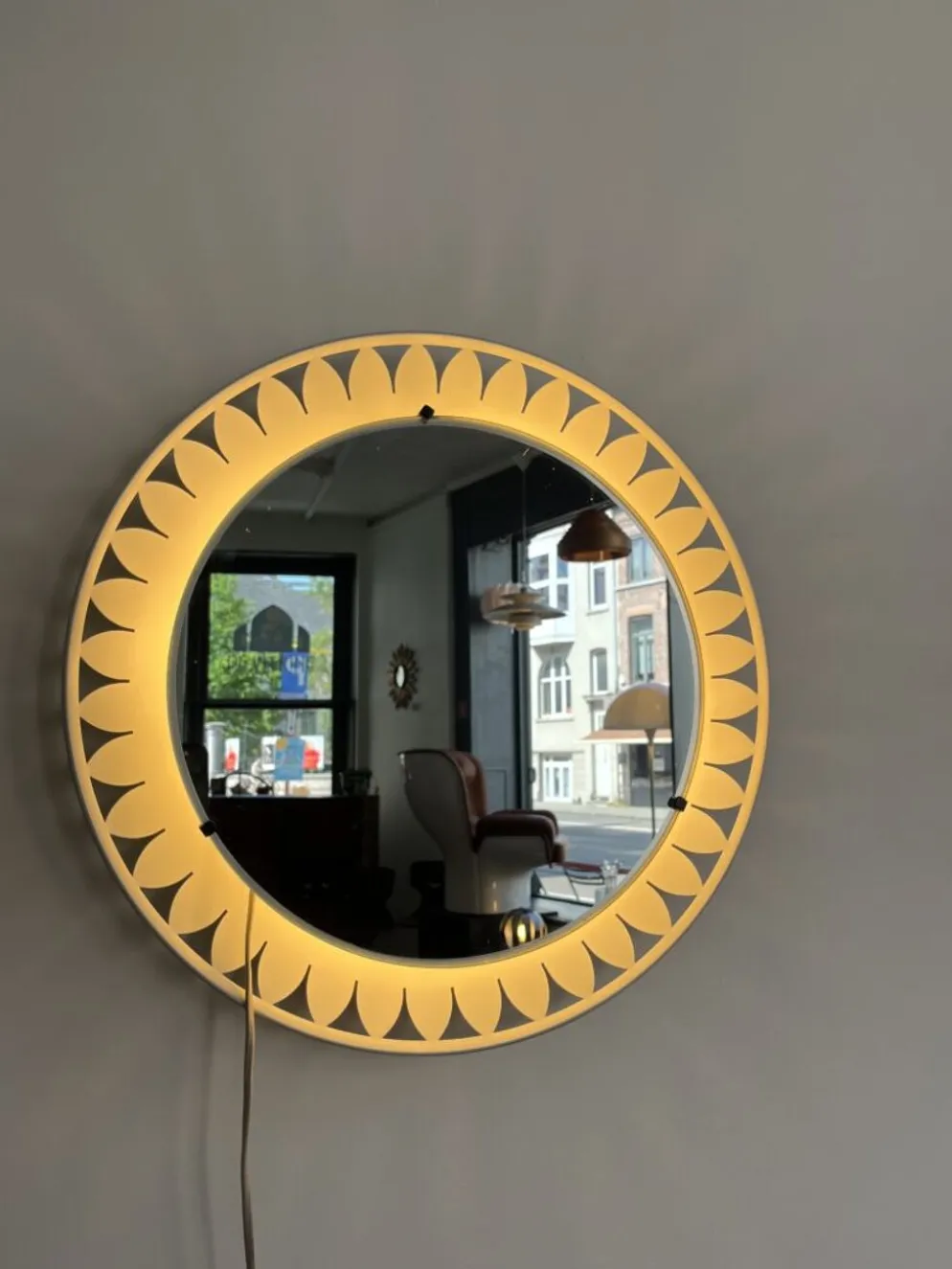 Miroir fleuri illuminé – Hillebrand, Ernst Igl