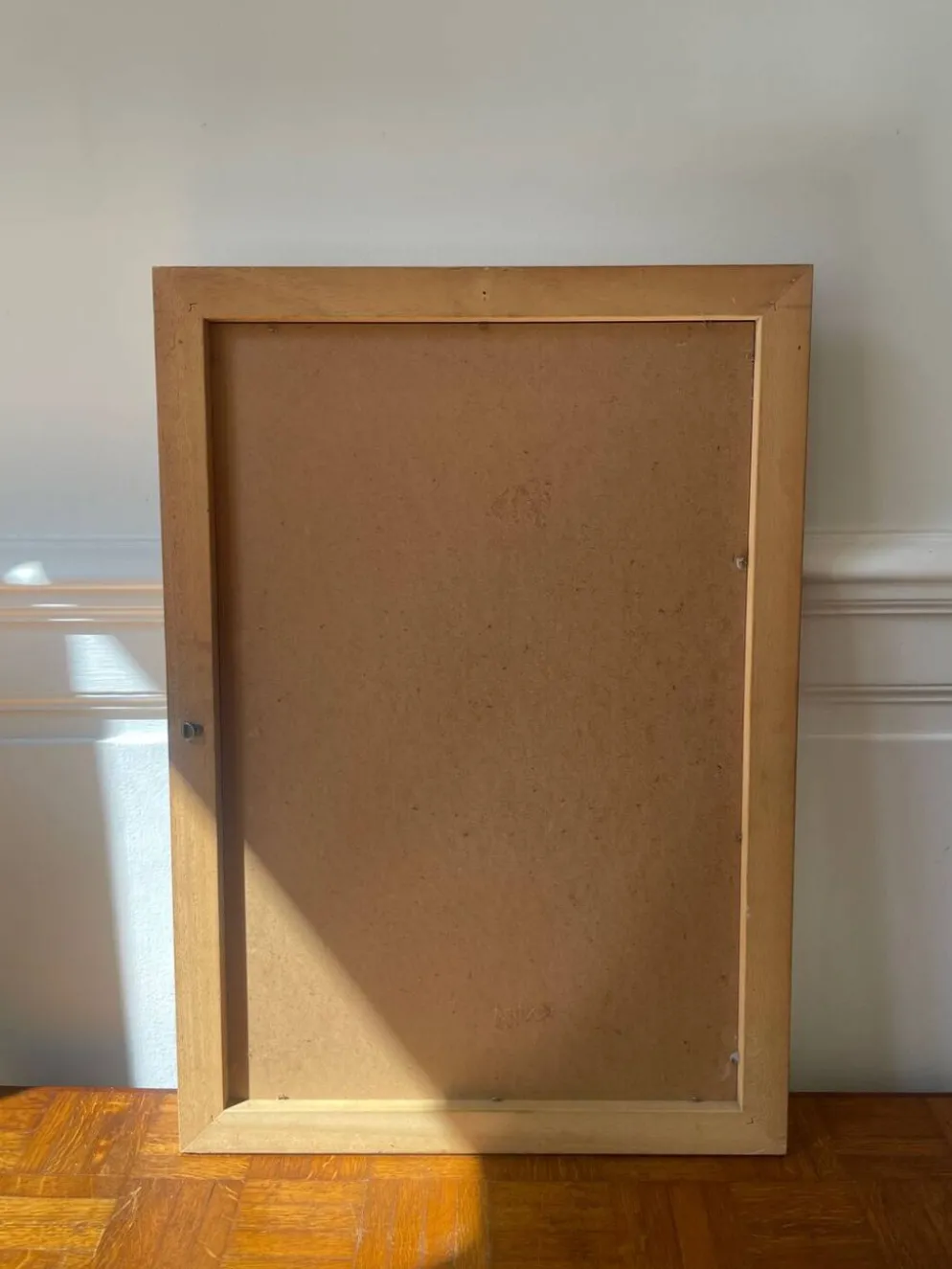 Miroir floral biseauté
