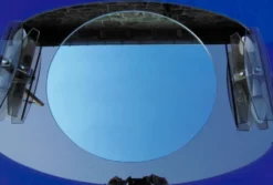 Miroir Fontana Arte avec appliques